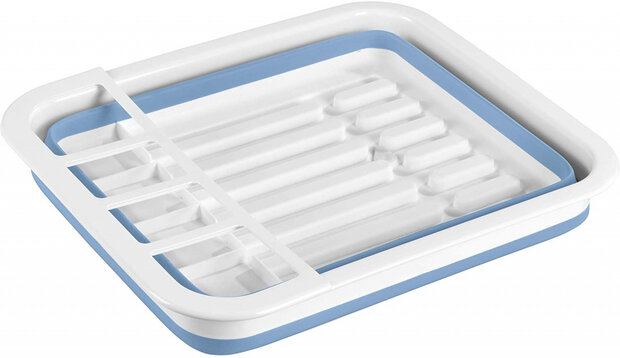 afdruiprek 31 x 36,5 cm blauw/wit