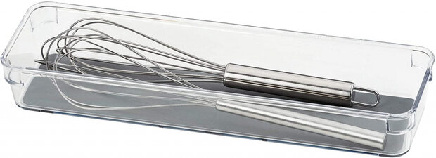 ladenorganizer 9 x 32,5 x 4,5 cm transparant
