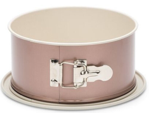springvorm met hoge rand 18 cm staal koper