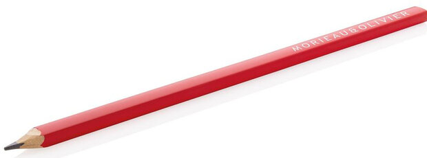 timmermanspotlood 25 cm hout rood