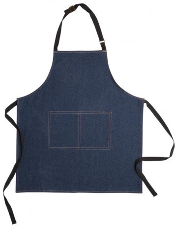 schort Denim 80 cm katoen donkerblauw one-size