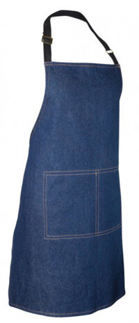 schort Denim 80 cm katoen donkerblauw one-size