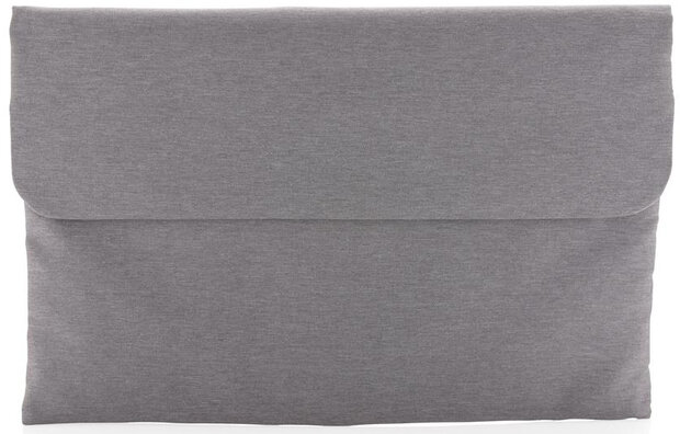 laptophoes sleeve 15.6 inch polyester grijs
