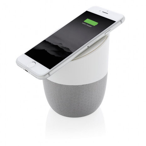 3-in-1 speaker/oplader Home Bluetooth 10,8 cm wit
