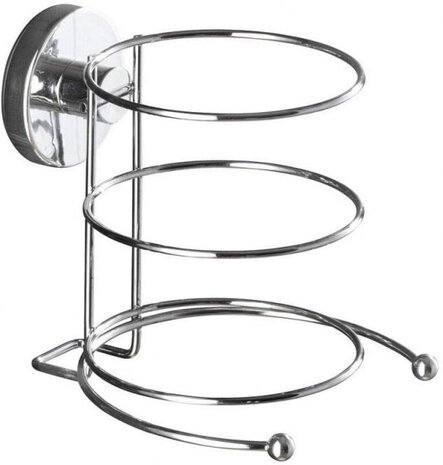 haardrogerhouder Vacuum-Loc 13,5 cm staal chroom