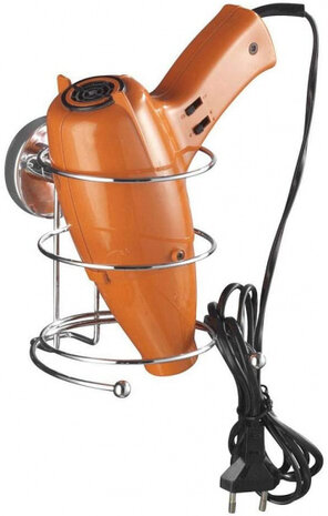 haardrogerhouder Vacuum-Loc 13,5 cm staal chroom