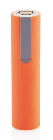 powerbank Compact 2200 mAh 10 cm ABS oranje/grijs