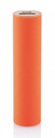 powerbank Compact 2200 mAh 10 cm ABS oranje/grijs