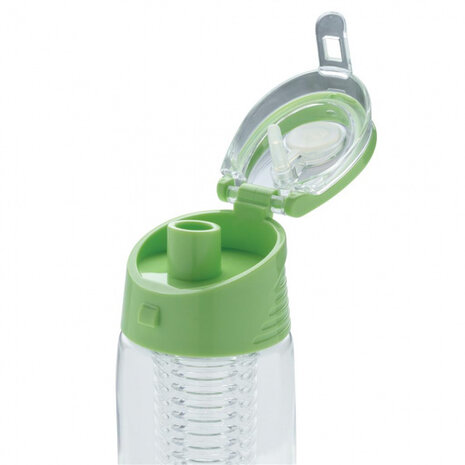 drinkfles 23 cm 0,7 liter ABS mintgroen