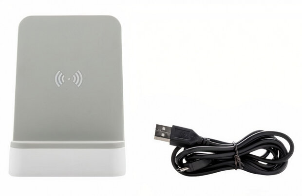 oplader draadloos 5W 10 cm ABS wit
