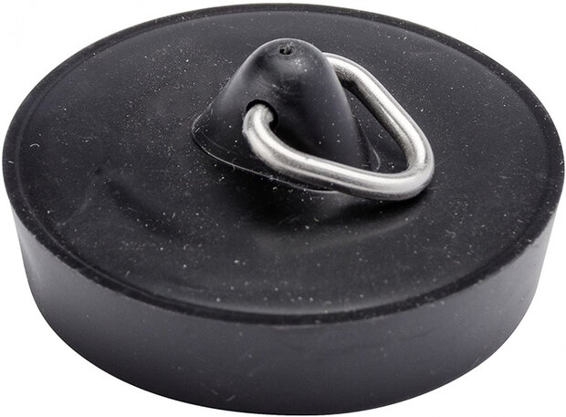 afvoerstop 40,5 mm rubber zwart