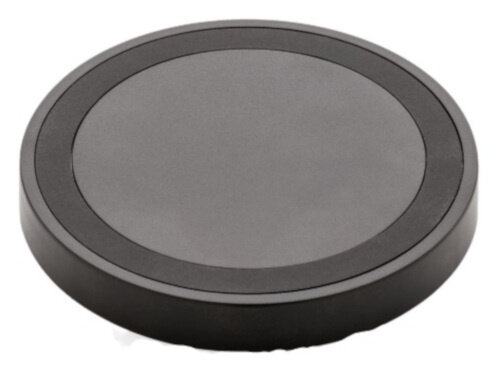oplader draadloos 5W 7 cm ABS/siliconen zwart