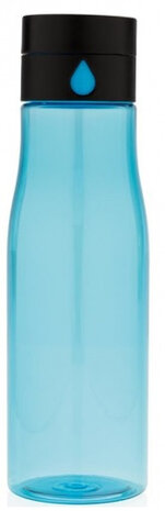 drinkfles 23 cm 0.6 liter blauw