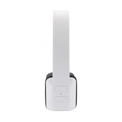 koptelefoon bluetooth 17 cm ABS/PU wit 2-delig