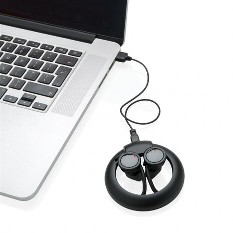 oortelefoon True bluetooth 8,3 cm ABS zwart 3-delig