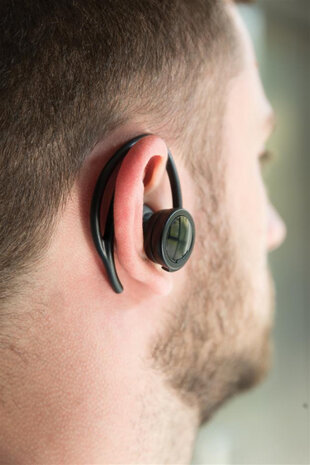 oortelefoon True bluetooth 8,3 cm ABS zwart 3-delig