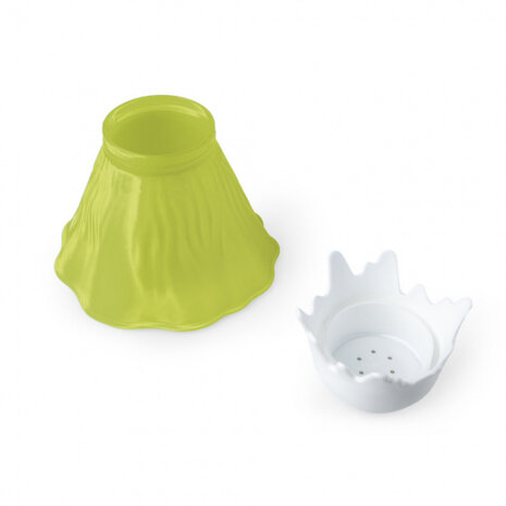 magnetronreiniger Vulkaan 14 cm groen/wit