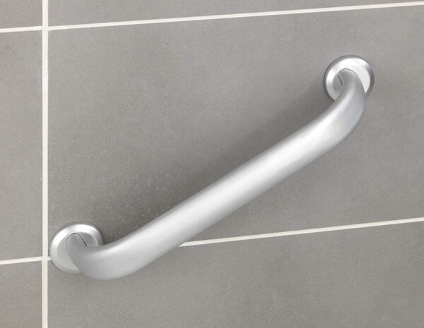 wandbeugel Secura 43 cm aluminium zilver