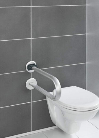 wandbeugel Secura 53 x 27 x 11 cm aluminium zilver