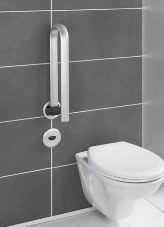 wandbeugel Secura 53 x 27 x 11 cm aluminium zilver
