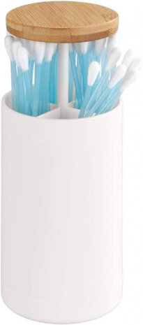 wattenstaafjeshouder Laresa 11,5 cm polystyreen wit