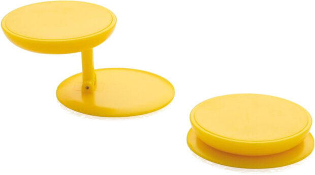 telefoonbutton Stick &#039;n Hold polypropyleen geel