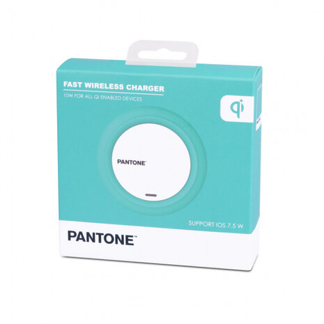 oplader draadloos Pantone 9,8 cm ABS turquoise