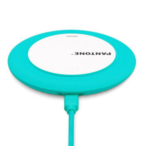 oplader draadloos Pantone 9,8 cm ABS turquoise