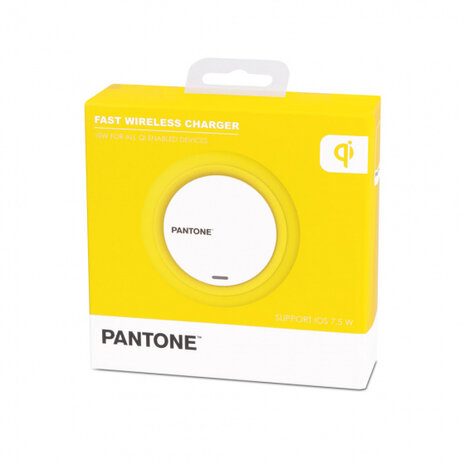 oplader draadloos Pantone 9,8 cm ABS geel