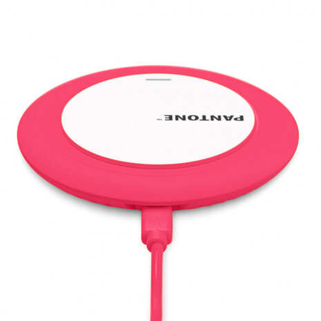 oplader draadloos Pantone 9,8 cm ABS roze