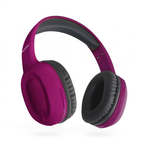 koptelefoon bluetooth Pantone 18 cm ABS paars