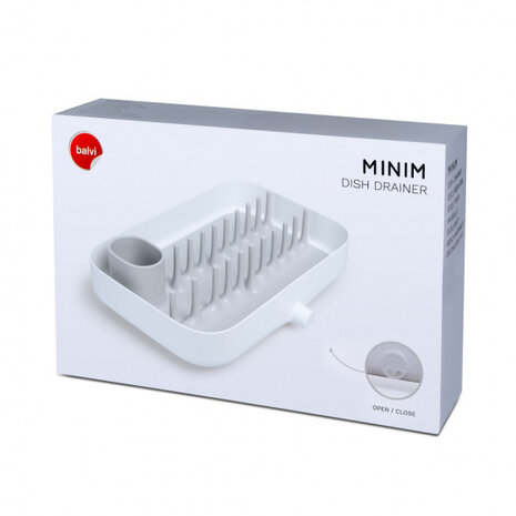 afdruiprek 41,5 x 30 cm ABS wit