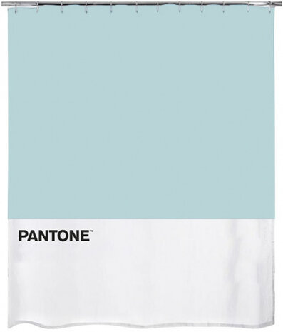 douchegordijn Pantone 180 x 200 cm polyester blauw