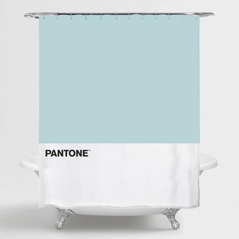 douchegordijn Pantone 180 x 200 cm polyester blauw