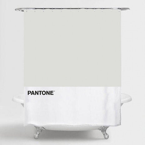 douchegordijn Pantone 200 x 180 cm polyester grijs