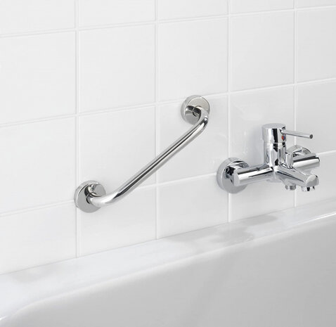 wandbeugel Bosio 30,5 cm RVS zilver
