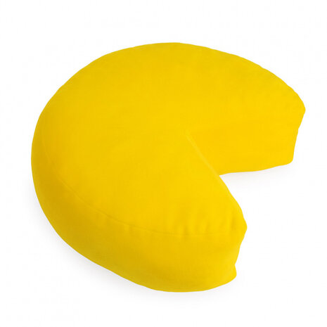 kussen Pac-Man 34,5 x 32 cm polyester geel