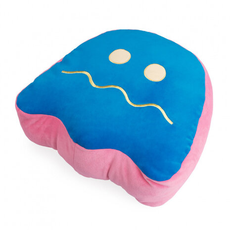 kussen Pinky 34,5 x 34 cm polyester/elastaan roze/blauw