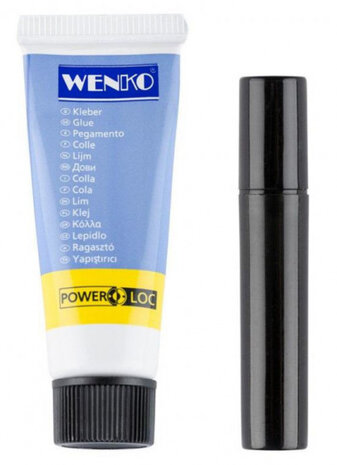 wandlijm Power-Loc-systeem 7 x 2 x 2 cm blauw/wit/zwart