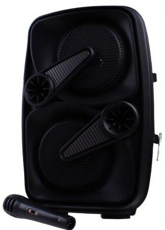 speaker met microfoon zwart 5-delig