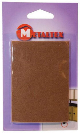 viltplaat meubeldoppen uitknipbaar 10 x 7,5 cm bruin