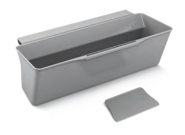 aanrechtafvalbak Clean-Tex 35 x 16 x 13 cm polypropeen grijs