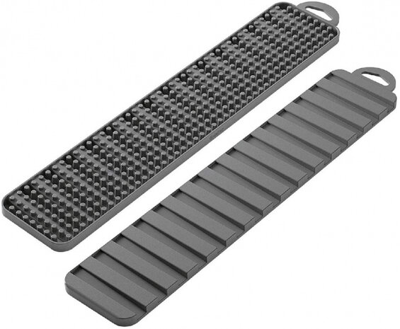 afdruipmat Gravity Slim 2-zijdig 40 x 8 cm grijs