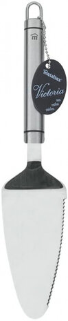 taartschep Victoria 27 x 5,7 cm RVS zilver