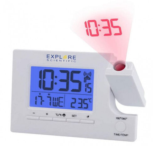 projectiewekkerradio Explore Scientific 15 cm wit