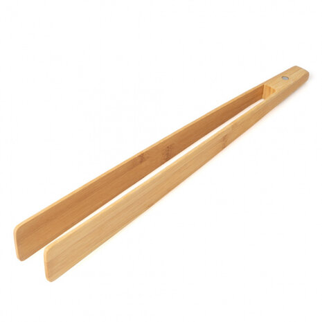 barbecuetang BBQ&amp;More 40 cm bamboe naturel