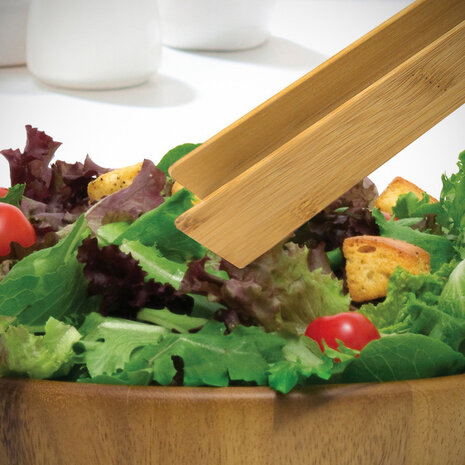 barbecuetang BBQ&amp;More 40 cm bamboe naturel