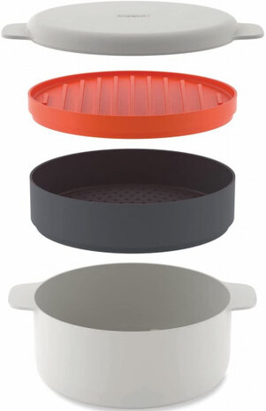 magnetronset M-Cuisine 24,5 x 19,5 cm zwart/wit 4-delig