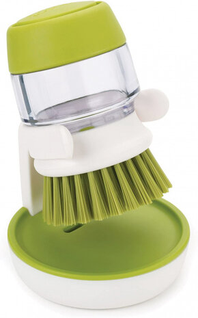 afwasborstel Palm Scrub 13,5 x 9,5 cm groen 2-delig