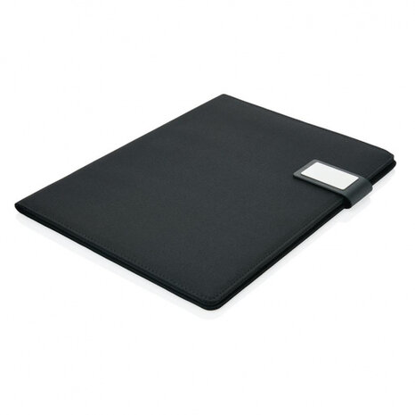 conferentie map Basic Tech A4 polyester/PU zwart